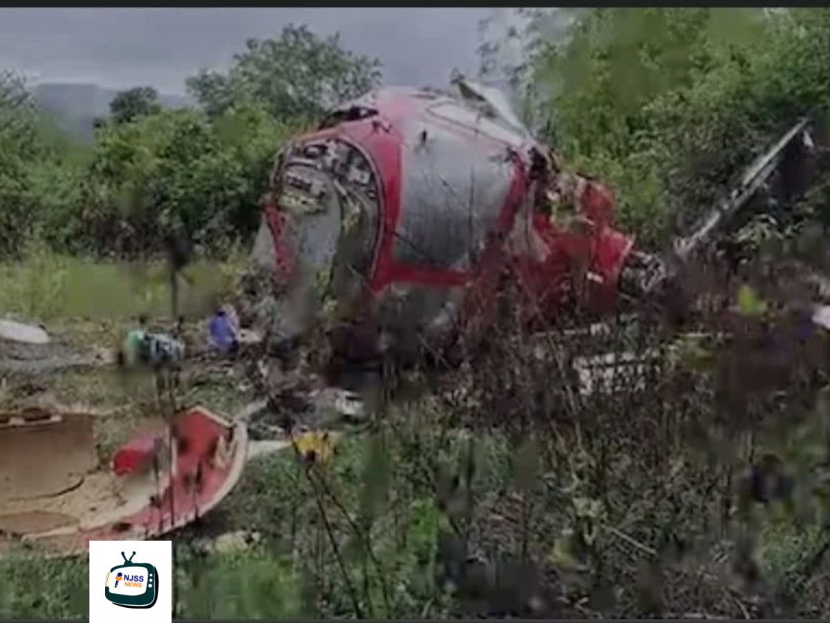 Helicopter with 4 On Board Crashes In Pune, Video Captured